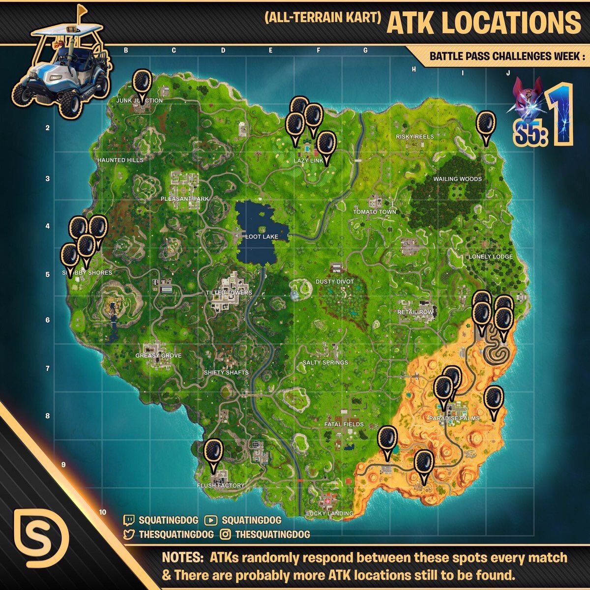 Fortnite_3arb's tweet photo. - اماكن وجود السيارات الصغيرة في الخريطة 🚗. https://t.co/pVvQftxJpb