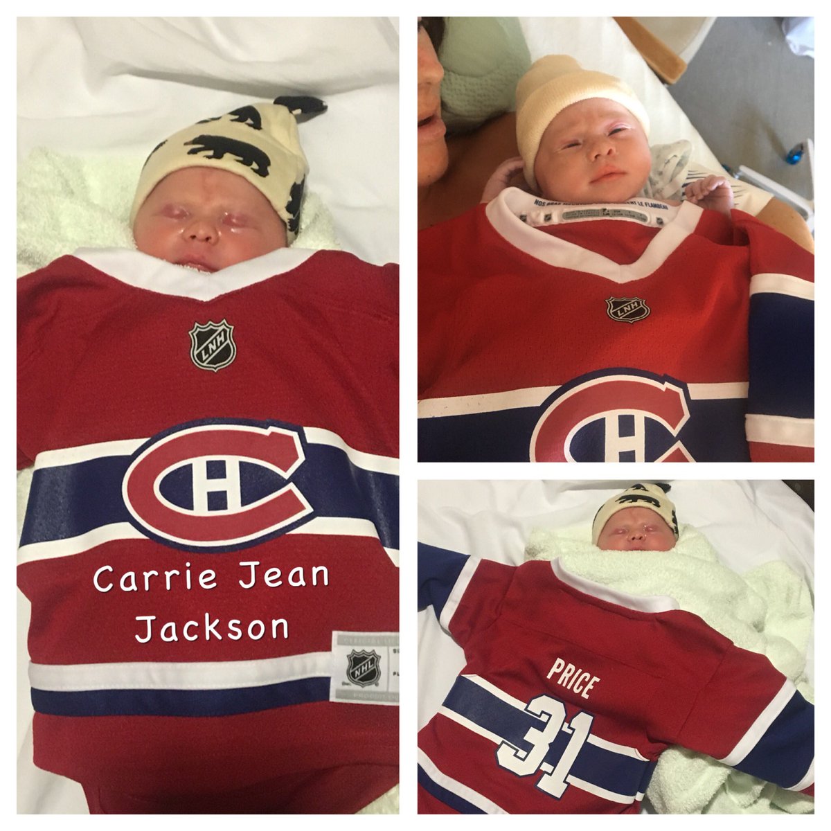 rdjackson7's tweet photo. Carrie Jean Jackson. Born - July 15, 2018  @CP0031 #namesake #BCborn @CanadiensMTL @jessjade_ https://t.co/ugwPzG7g58