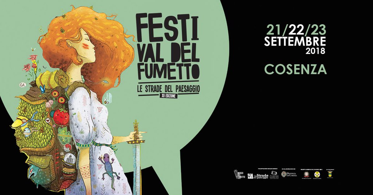#RELEASE "Il borgo storico di Cosenza, si prepara ad accogliere un evento multidisciplinare, che negli anni ha ospitato artisti come Manara, Gilbert Shelton, Tanino Liberatore, Charlie Hebdo..."
goo.gl/tjWgWY