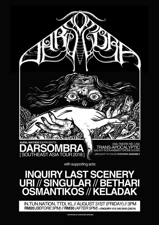 Jenn_Thompson's tweet photo. #KL FRIDAY August31, 2018 #DARSOMBRA LIVE IN KL 3pm @intunnation #TTDI also ft. @I__L__S #Uri #Singular #Bethari #Osmantikos #Keladak https://t.co/v85n24Rpsg