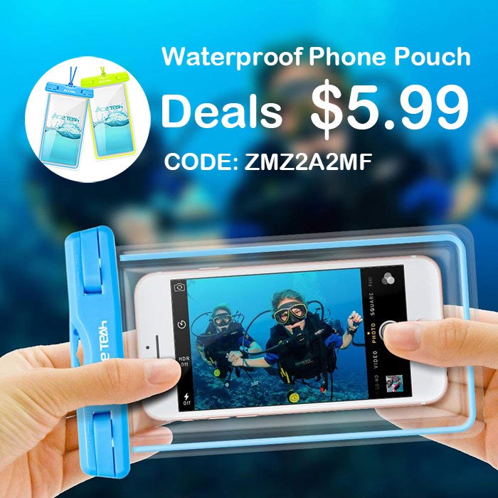 AceTeahOfficial's tweet photo. Take a waterproof case when outside! #AmazonPrimeDay #Deals $5.99 Ace Teah 2-Pack Waterproof Phone Pouch. Code: ZMZ2A2MF
https://t.co/inCsU7fKCY https://t.co/j4GrmCm8yT