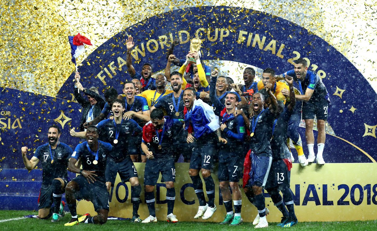 leflyer1's tweet photo. CONGRATULATIONS les Bleus and la #France for this wonderful worldcuptitle. #FIFAworldcup #football https://t.co/2FfrUBwtV2