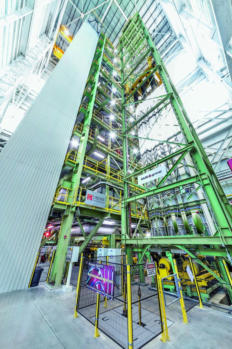 Bright annealed steel strip for the U.S. market.

Check out the 20-high cold rolling mill and the stainless steel bright-annealing line <a href="/SMS_group_GmbH/">SMS group</a> has supplied to North American Stainless (NAS). 
#leadingpartner

bit.ly/2zGTGbI