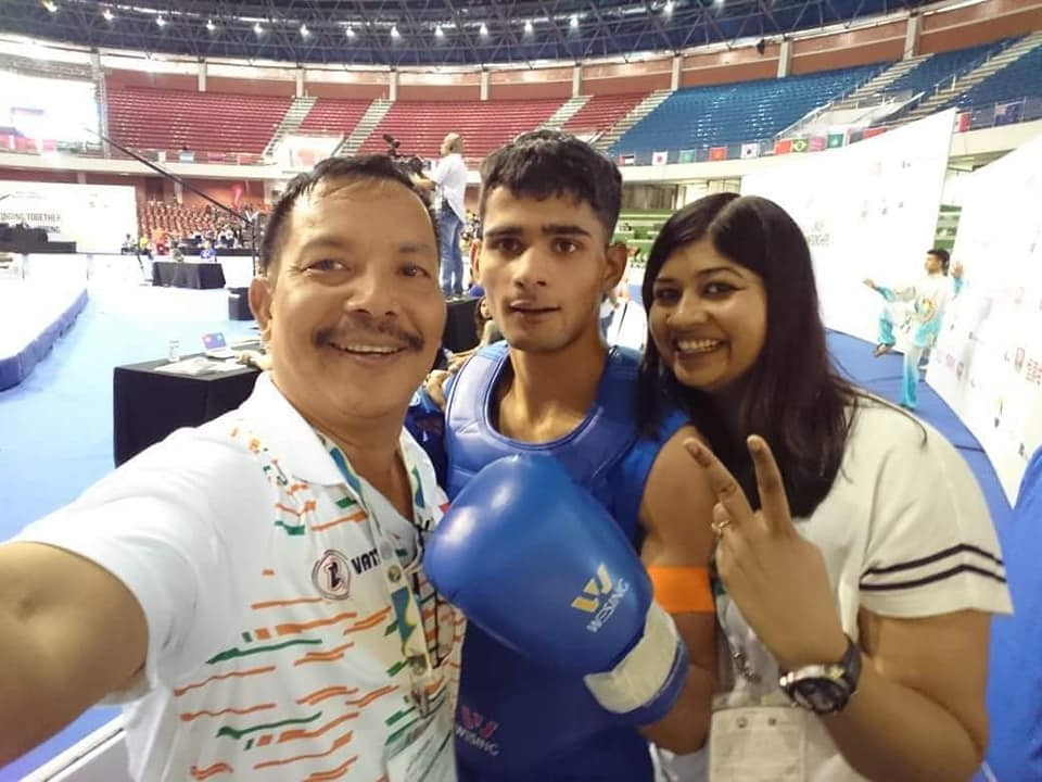 Making Country 🇮🇳 proud, wushu champion of #Kashmir #SaleemKumar  who is currently in Brazil for junior World Championship has made his  way into final. Saleem who hails from Soibugh area of Budgam reached  finals after defeating Egyptian player. Best Wishes From Kashmir.