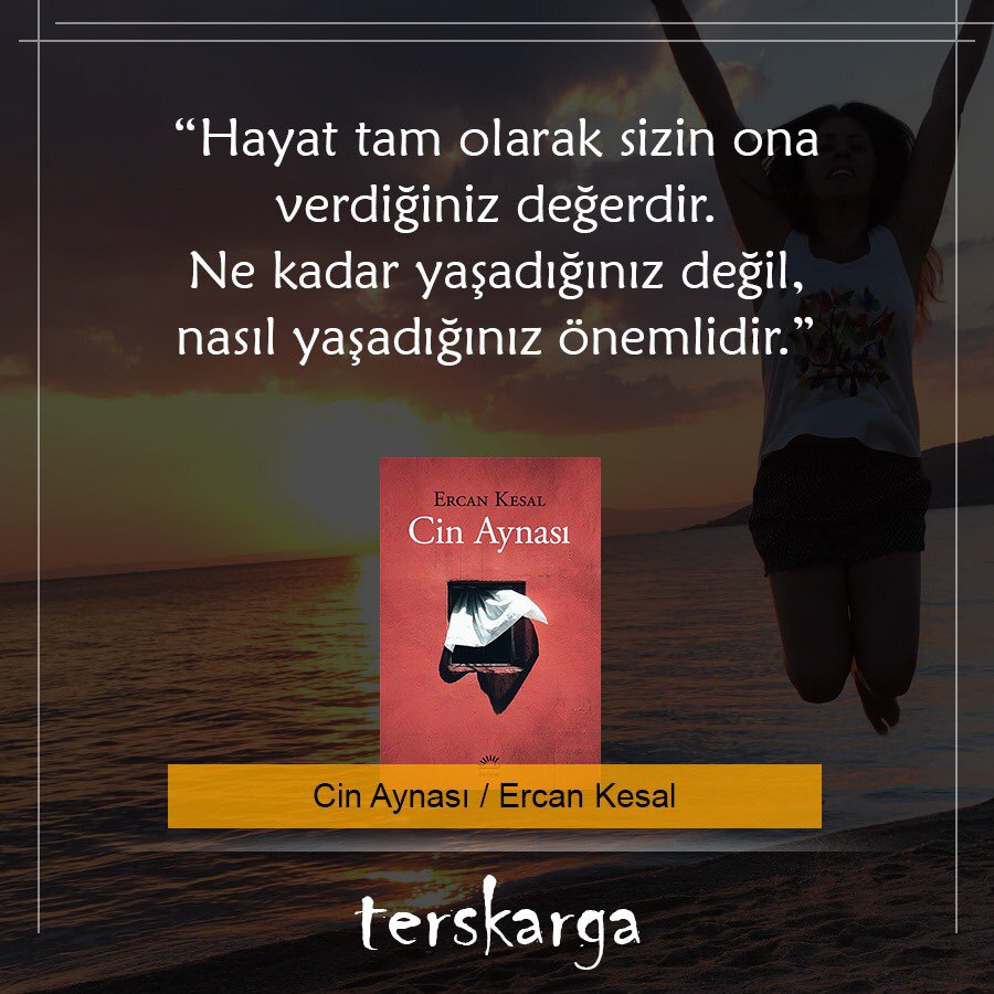 terskarga's tweet photo. 📚”Hayat tam olarak sizin ona verdiğiniz değerdir. Ne kadar yaşadığınız değil,nasıl yaşadığınız önemlidir.”📚 #vapuredebiyat #ercankesal #terskarga @vapuredebiyat @terskarga  #cinaynası #iletisimyayinlari @iletisimyayin @KesalErcan https://t.co/1rdeaCuzGm