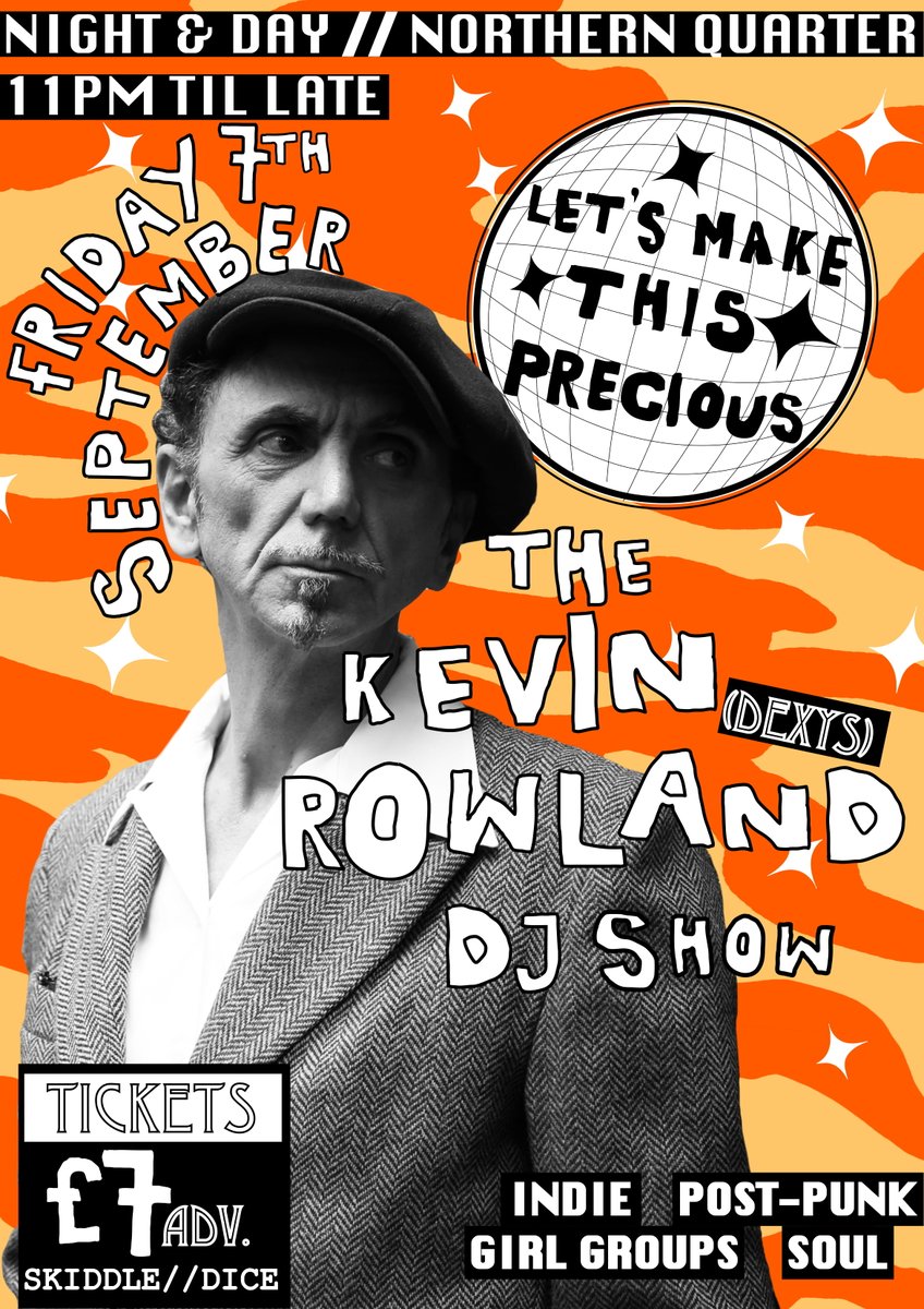 Join The Kevin Rowland DJ Show this upcoming 7 September at <a href="/nightanddaycafe/">Night & Day Cafe</a> in Manchester. Tickets are now available here: bit.ly/2LfPCE6