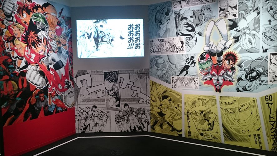 ジャンプ展3期の写真～。今回は撮影も自由!
 #アイシールド21 
 #DrSTONE 