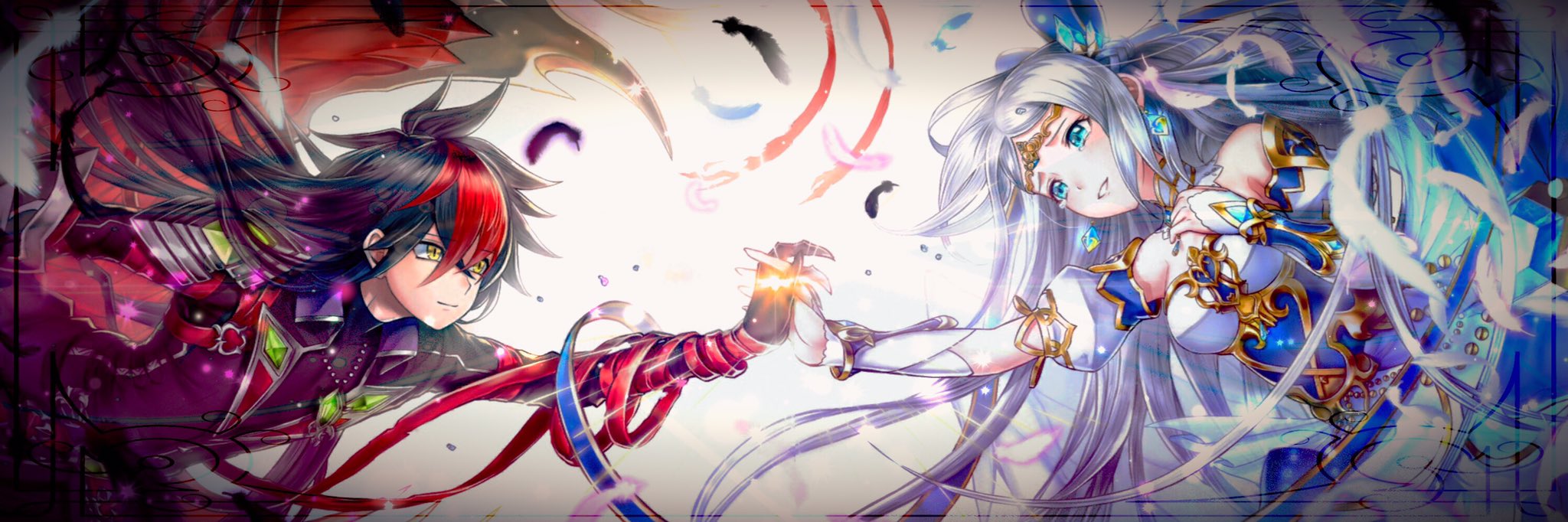 ろざりお 白猫プロジェクト4周年記念 闇の王子 アイリス覚醒絵加工ヘッダー 保存使用等ご自由にどうぞ ネタバレを多く含む為閲覧注意です 白猫プロジェクト 4周年 ヘッダー T Co Raw3o6kjjs Twitter
