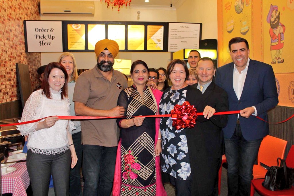 MiltonDickMP's tweet photo. Congratulations to Curry Fix - a brand new Indian Restaurant in the heart of Oxley. Thanks to @MadeleineMHKing for helping officially open a great new small business for our commmntiy. https://t.co/cZDQmTnfnp