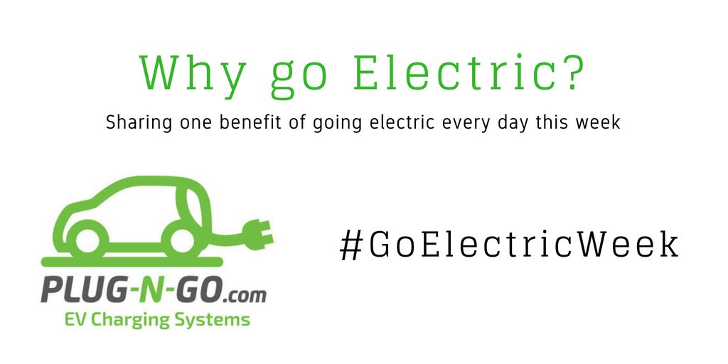 PlugNGoEV's tweet image. All this week we’ll be sharing the benefits of going electric! If you’ve already switched, share your own experiences with the hashtag #GoElectricWeek and help us spread the word!