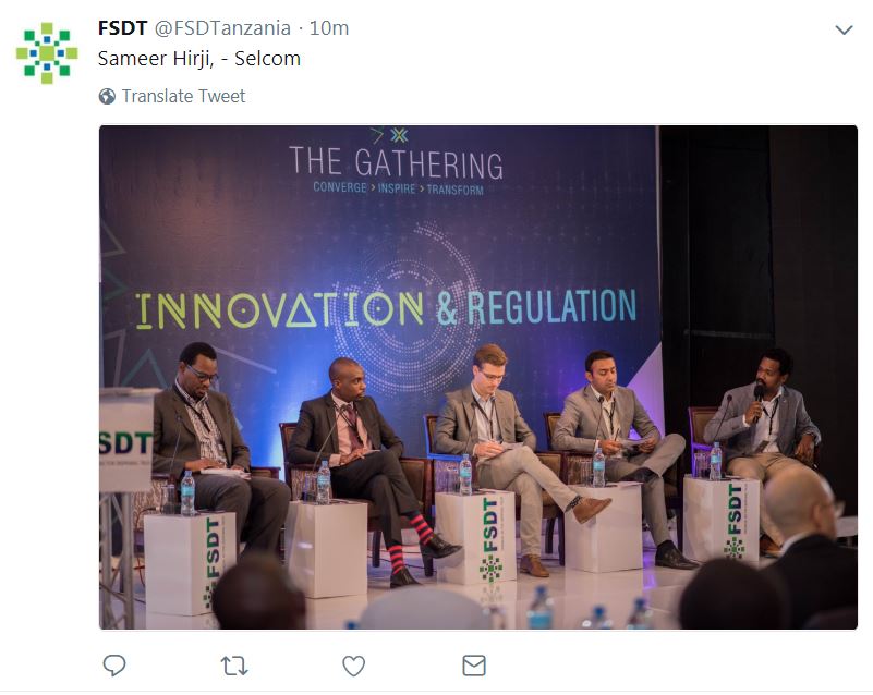 mBongo's tweet photo. Well done @mushielvis and whole @FSDTanzania team;  #Fintech world has never seen such a well represented panel with #Tanzania-n startups from all phases of scale. @GetPesaTZ @simubima &amp; @SelcomTanzania looking forwards on tweets of this #TheGathering on #InnovationAndRegulation https://t.co/ZYcV9V1Nit