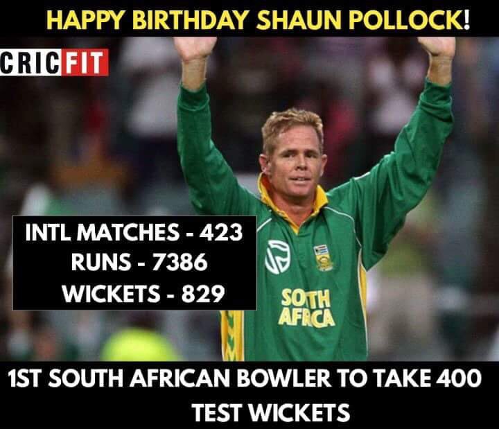 Happy Birthday Shaun Pollock! 