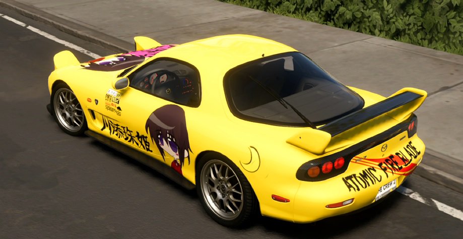 駄猫 返信頑張るっ ザ クルー２ 車の彩色たーのしー 第四弾 リクエスト品 意外と漢字に時間かかった デザインセンスは 微妙なのでスルーでorz バンブーブレードより川添珠姫 たまちゃん Rx 7 Fd Thecrew2 ザ クルー2 痛車 T Co