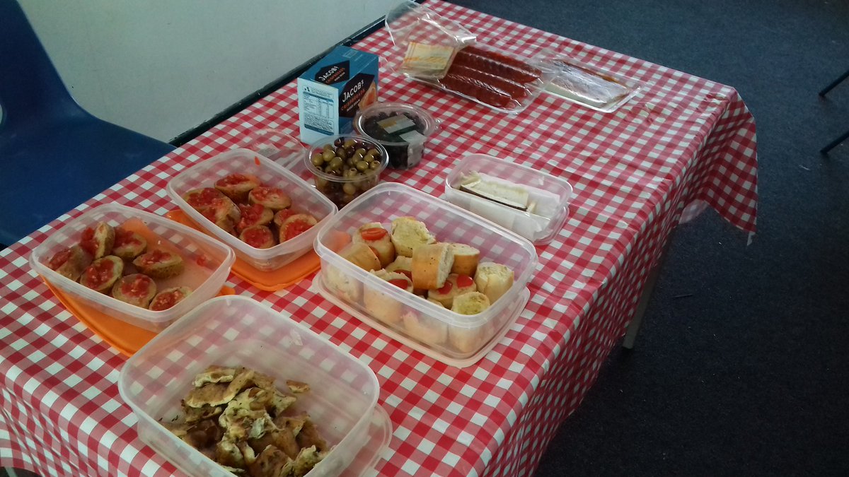 Year 8's homemade tapas @SRASecondary #lastweekofterm