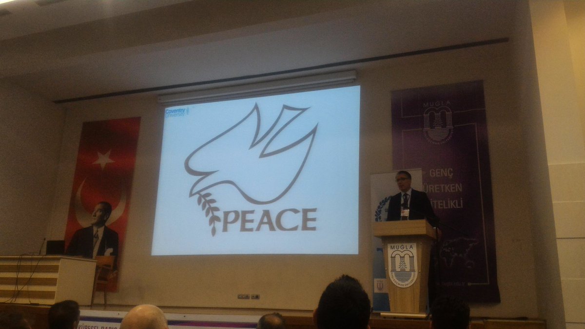 Barlasb's tweet photo. Peacebuilding an introduction by Prof.Dr. @AlpOzerdem #gpw2018 #peacebuilding @muglaedutr @CTPSR_Coventry @RISINGforum @FusunOzerdem @LauraEPayne @tomfisher123 @OsmanCATI @baharyigitel https://t.co/0u2xS6GeyO