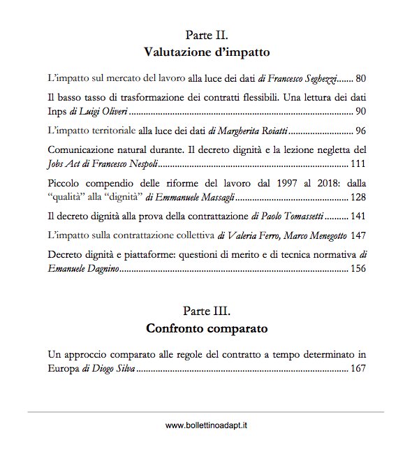 Un contributo #OpenAccess <a href="/ADAPTland/">ADAPTLAND</a> per il dibattito parlamentare sulla conversione in legge del #DecretoDignità:
- commentario alle singole disposizioni
- valutazione di impatto
- quadro comparato
- comunicazione
- allegati (reazione tecnica ...)
Link: moodle.adaptland.it/pluginfile.php…