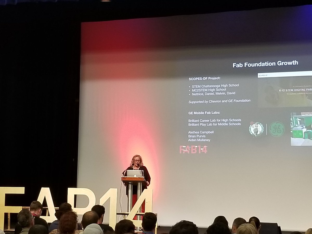Sherry Lassiter <a href="/FabFndn/">Fab Foundation</a> - We have to scale, but also to amplify and recognise economic and social impacts of #fablabs - Yes!
#FAB14france / @communautique @qcechofab