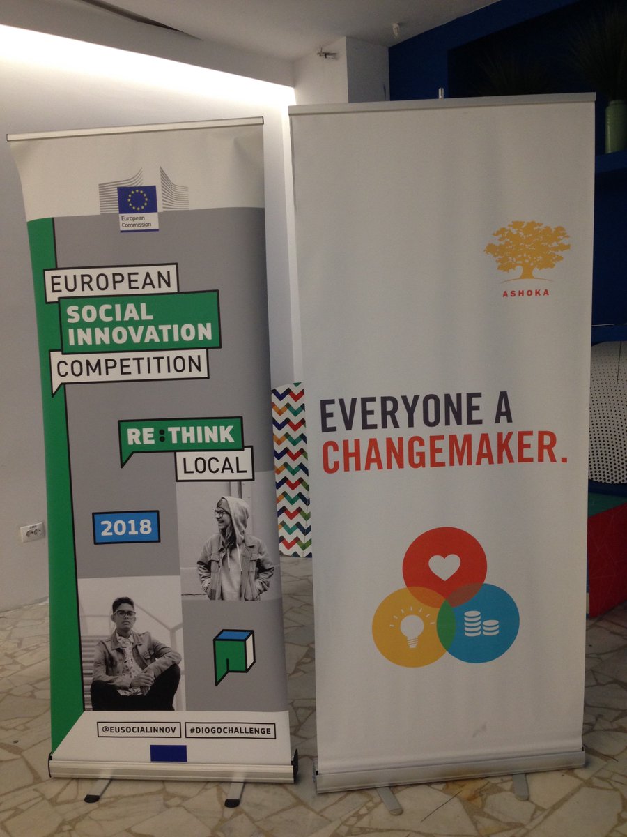TheWasteLab's tweet photo. Exciting times for the 30 #diogochallenge semi-finalists @EUSocialInnov with @AshokaRomania @Kennisland @nesta_uk https://t.co/tDVCe5aA9h