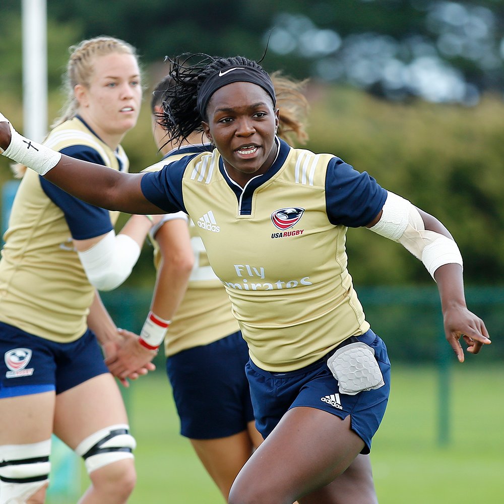 USARugby's tweet photo. #HappyBirthday to Women's Sevens' @chetaemba  🎁🎈 https://t.co/3ACvG5nvFi