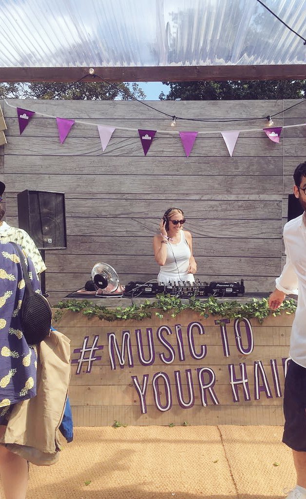 JP_Talent's tweet photo. @beckytong spinning tunes  @LoveboxFestival https://t.co/bcAnibDyDW