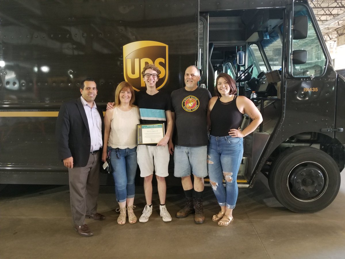 Congratulations to Kurt Eggers III and his family on receiving the UPS James E Casey Scholorship. @ZemanTeddi @NP_UPSers