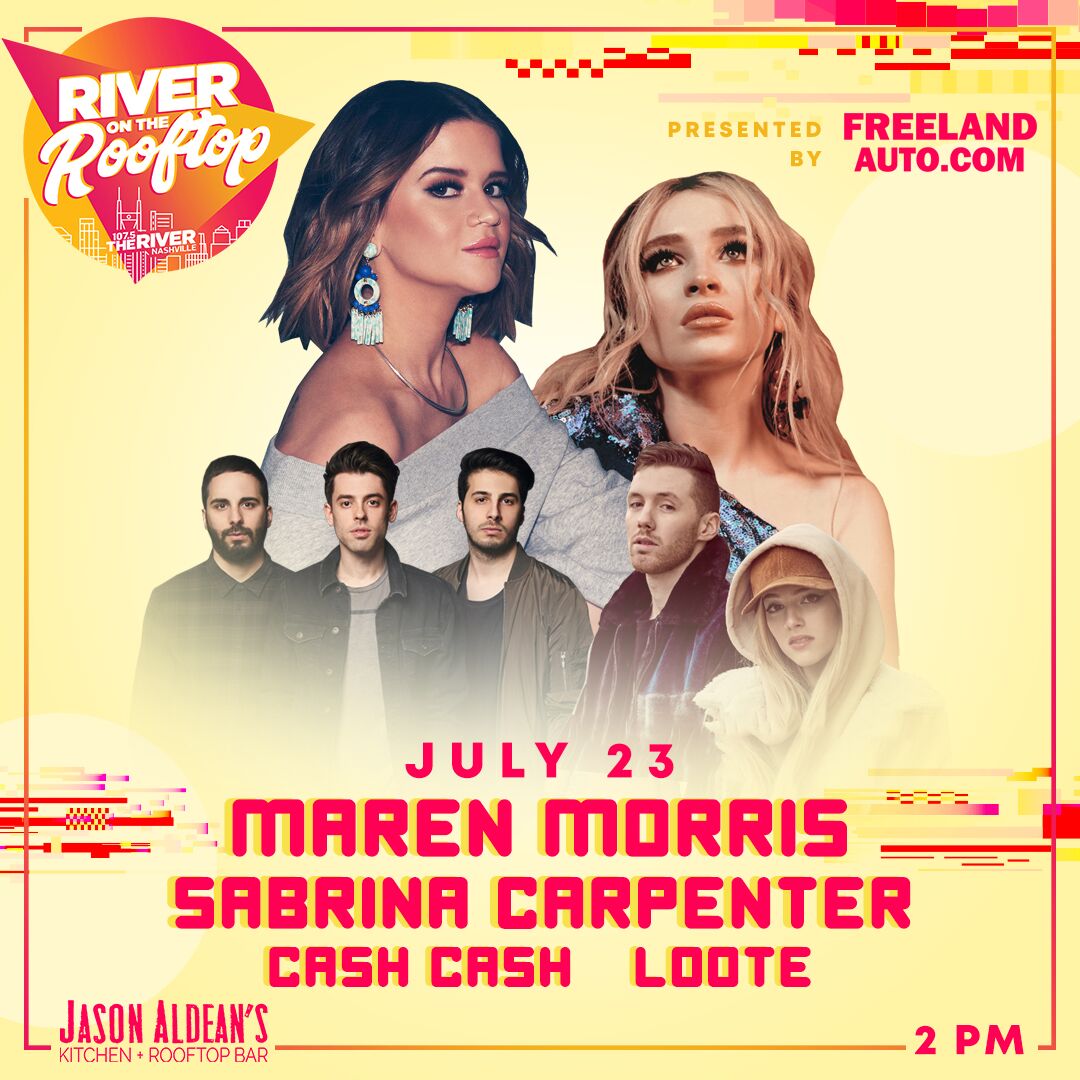 CDJRFreeland's tweet photo. Win your VIP passes! Stop by @FreelandJeep or @FreelandChevy > Snap a #Selfie with your dream car π > Post & Tag #FreelandAuto #RiverOnTheRooftop πΈ
@MarenMorris, @SabrinaAnnLynn, @lootemusic, & @cashcash! @1075theriver @jasonaldeans https://t.co/UIjQvxHyPn