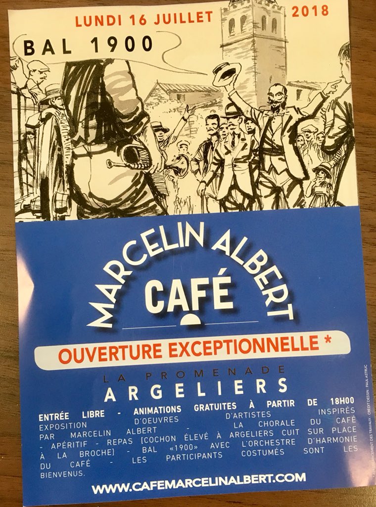 CafeMarcelin's tweet photo. C’est ce Lundi 16 ... le @CafeMarcelin à #Argeliers vous accueille pour un moment d’animation autour de l’Histoire Viticole du Midi et de Marcelin Albert !... @EnNarbonnaise #Narbonne #Vin #Viticulture #Languedoc https://t.co/lxIX0fxSyv