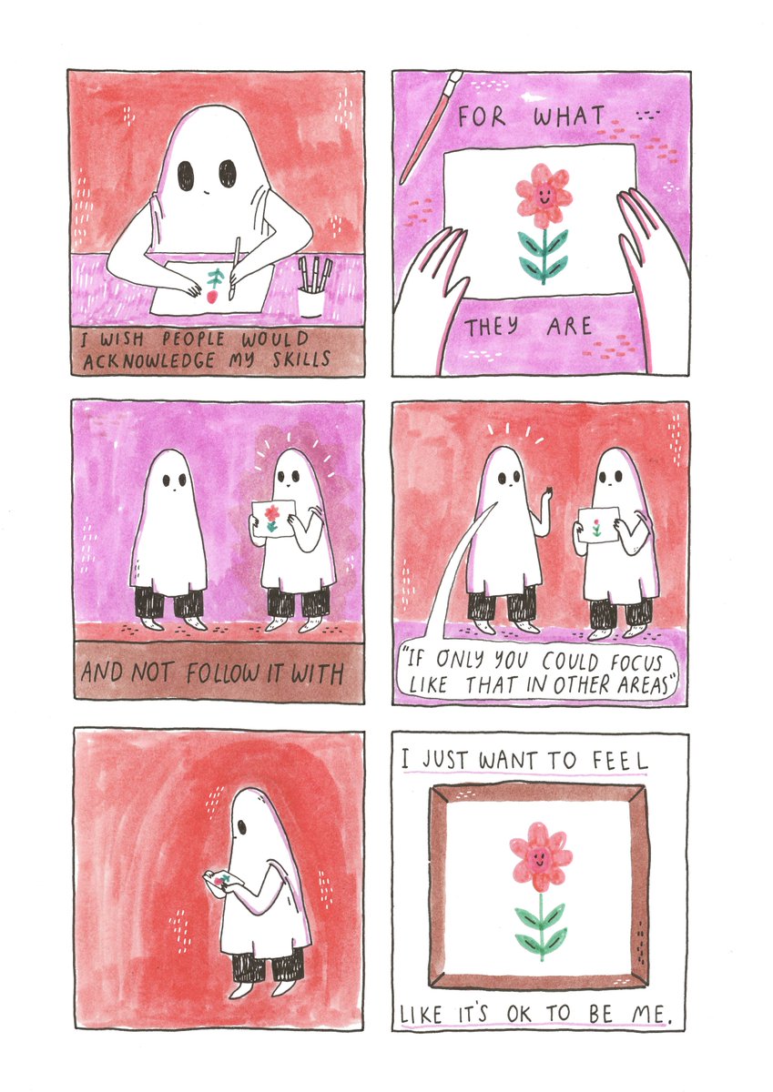 Fans of our comics! We've just added our BRAND NEW ZINE - STILL TRYING to the shop! 24 pages full of ghostie goodness depicting lots of different mental health experiences <3 - https://t.co/MuTouKvjmL