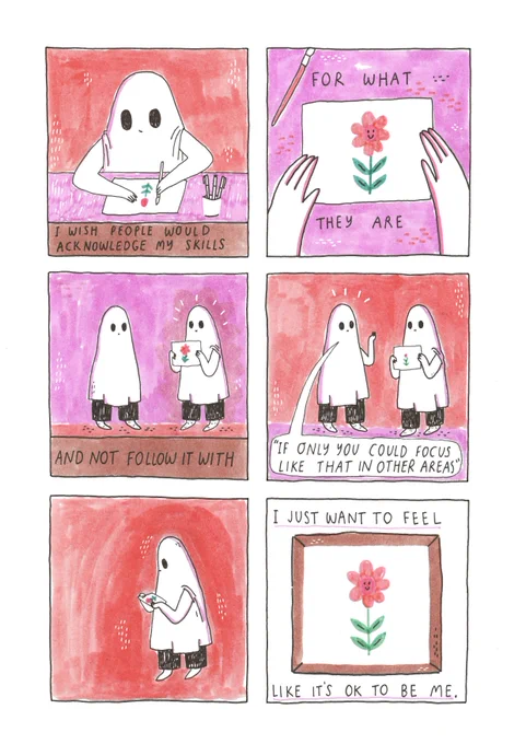 Fans of our comics! We've just added our BRAND NEW ZINE - STILL TRYING to the shop! 24 pages full of ghostie goodness depicting lots of different mental health experiences <3 - https://t.co/MuTouKvjmL 