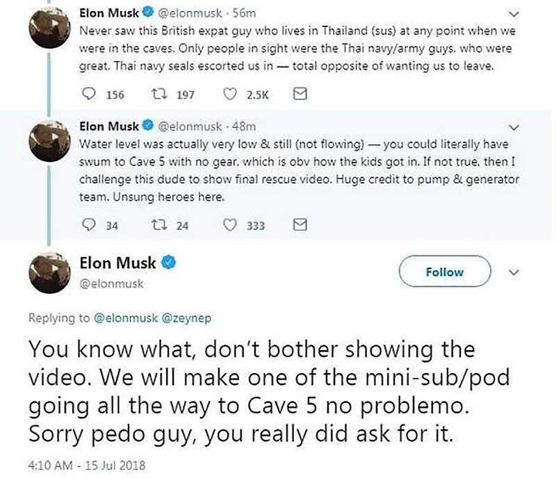 POWER103ATL's tweet photo. Elon Musk Calls Thai Rescue Cave Diver a “Pedo” in Twitter Attack https://t.co/6Bs0mg2jQ3 https://t.co/BM5cpUK8o3