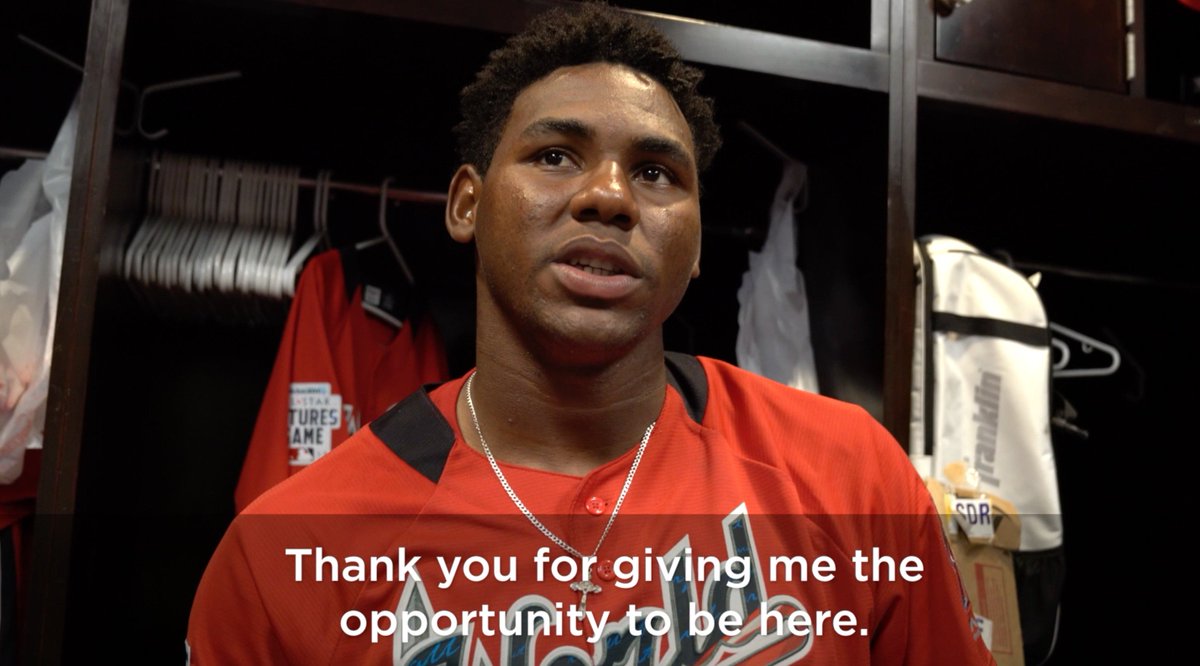 An unforgettable experience for Marlins prospect Jorge Guzman.    #JustGettinStarted https://t.co/0VrUuO3fAY