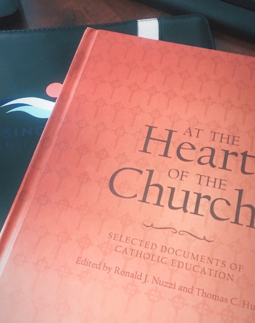 flrisingtide's tweet photo. When an old friend stops by your office on Monday morning and you know it’s going to be a great week. 

#churchdocuments #catholicschools https://t.co/XOXw90rIrA