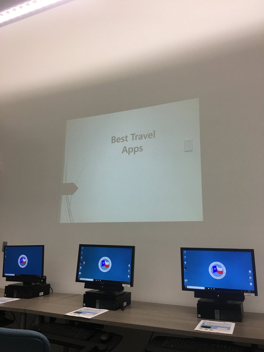 Teaching Best Travel Apps this morning at Thomas A Glazier Senior Education Center! #getconnected #librariesoftwitter #education #techsavvyseniors #maudmarks #hcpl