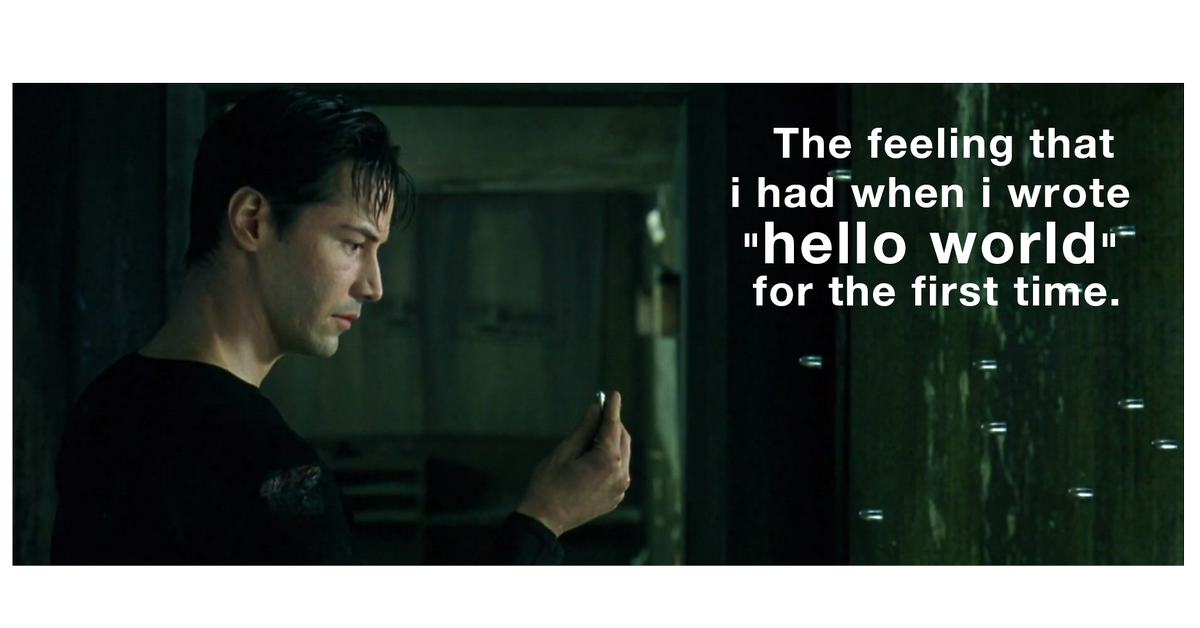 Good old days. 

#onlinekurum
#software
#programming
#coding
#kursotomasyonu
#neo
#matrix
#helloworld
#html
#webdesign
