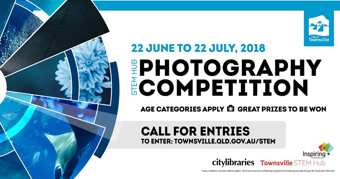 Townsville STEM Hub (@stemhubtsv) on Twitter photo Love photography? Love capturing stories in visual form? Combine your creativity to celebrate science, technology, engineering & maths in your community. Enter our Photography Competition today! @JoannaAKhan <a href="/davidchang/">david chang</a> #photography #Competition #STEM Love photography? Love capturing stories in visual form? Combine your creativity to celebrate science, technology, engineering & maths in your community. Enter our Photography Competition today! @JoannaAKhan <a href="/davidchang/">david chang</a> #photography #Competition #STEM
