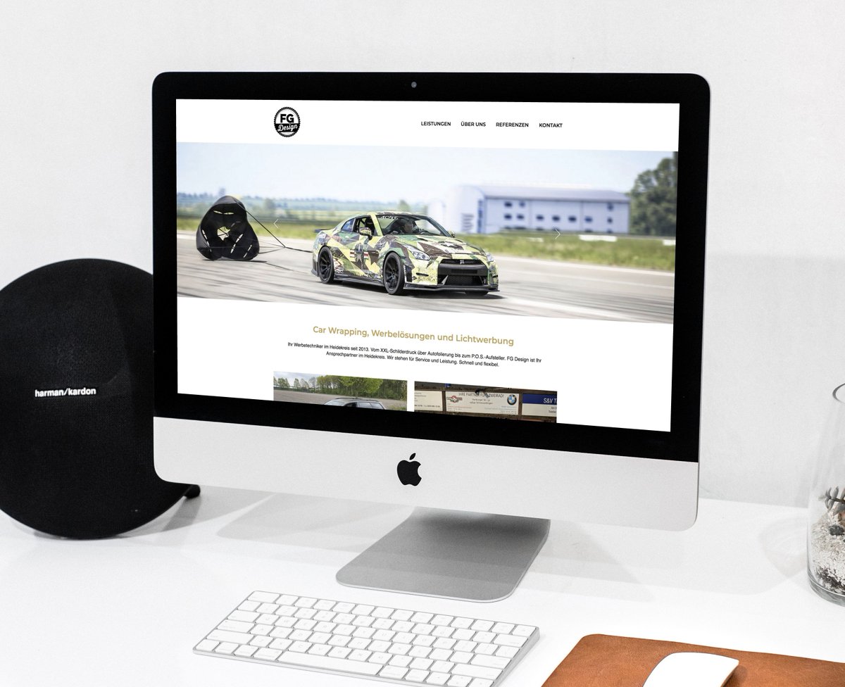 FG-Design aus Schneverdingen ist seit heute mit neuer Website online. fg-folien.de #contao #webdesign