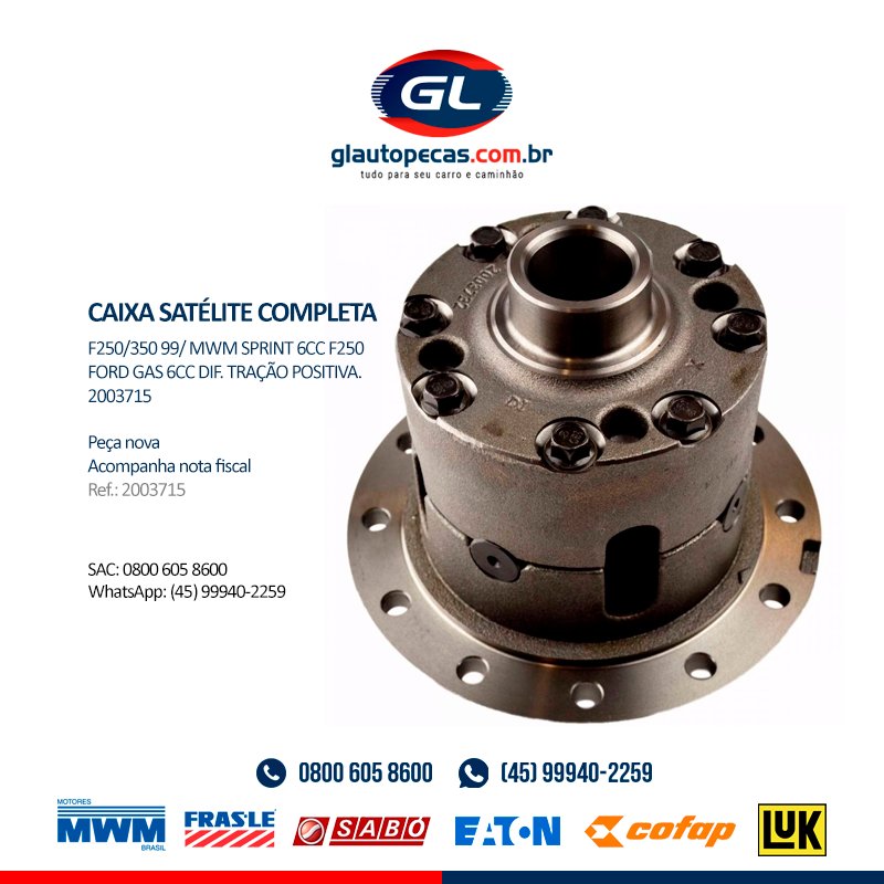 glautopecas's tweet photo. CAIXA SATÉLITE COMPLETA F250/350 99/ MWM SPRINT 6CC F250 FORD GAS 6CC DIF. TRAÇÃO POSITIVA. 2003715
Confira em https://t.co/OUpVtEiwU5 https://t.co/gcqdruOUM2