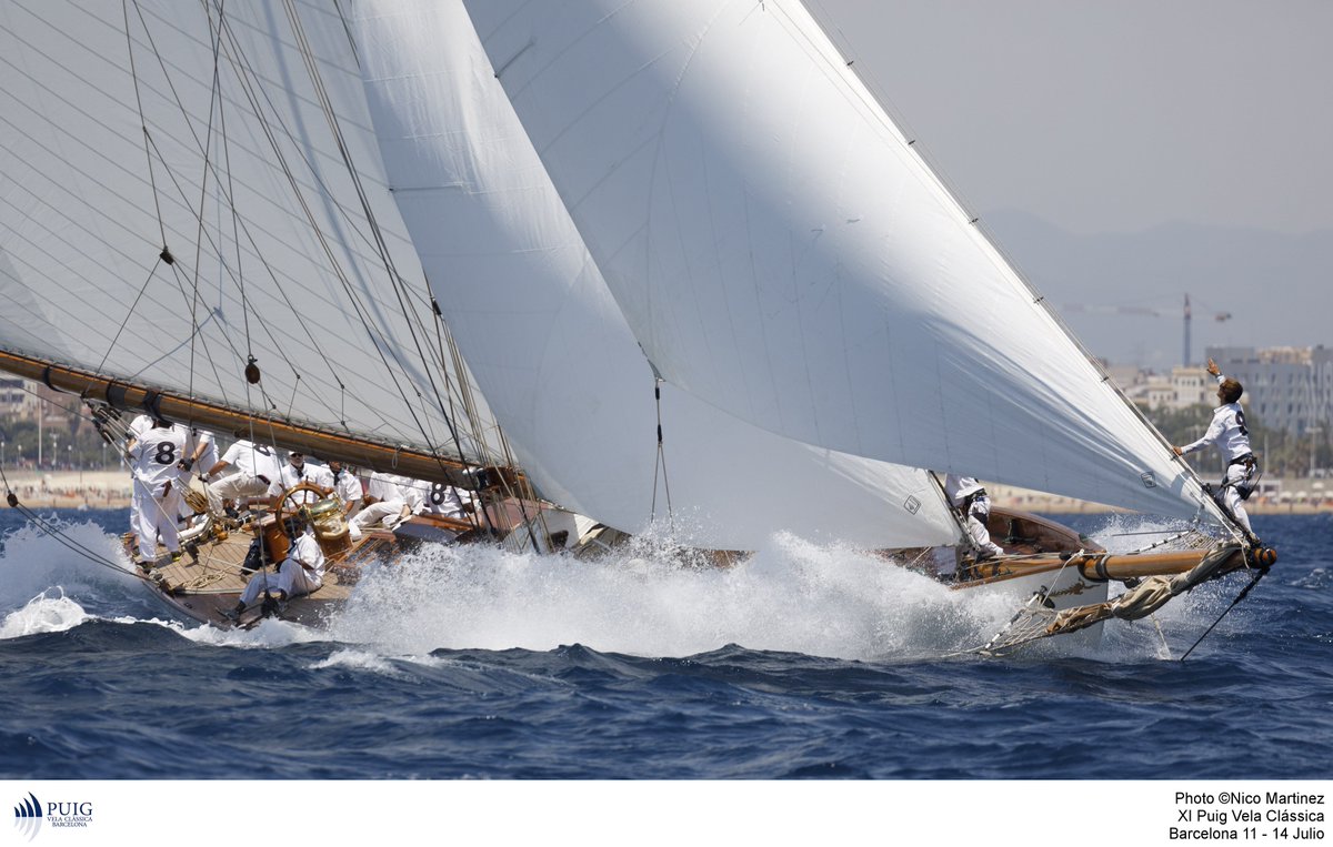 The best images of the #puigvelaclassica 2018 edition #saillife #woodboat #classicsailing #craftsmanship #regatta #classicboat