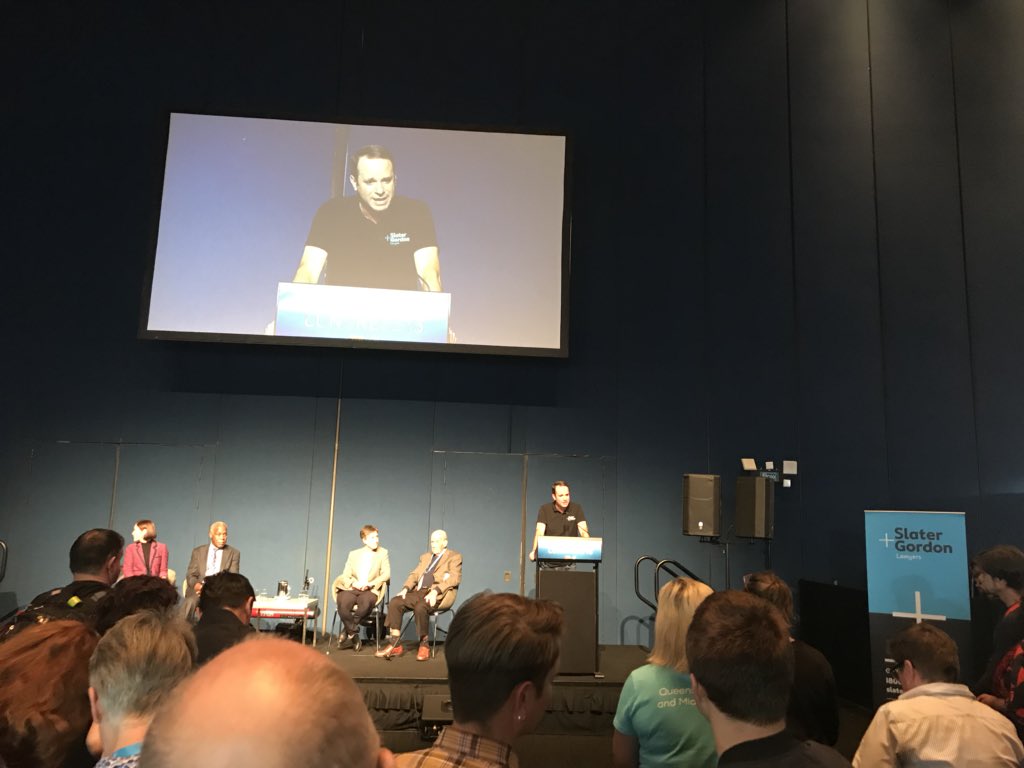 BrianBriggsSG's tweet photo. Geoff Borenstein welcoming guests to ACTU conference @GeoffBorenstein @SlaterGordon https://t.co/3GidS3eyNz