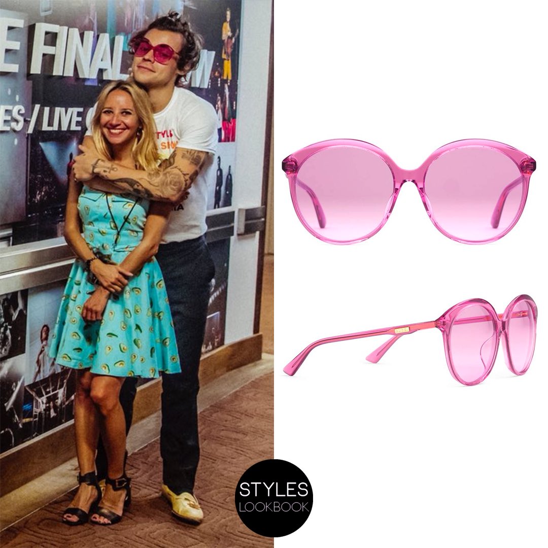 Harry wore #Gucci sunglasses 