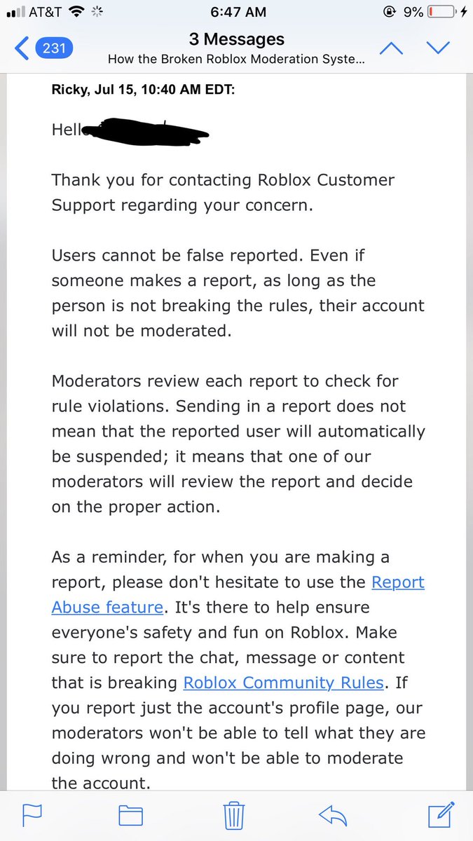 Dumb Shit On Twitter Greenlegocats I Emailed Roblox Your Video About The Moderation And They Tried To Accuse You Of Lying Lmao - report rule violations roblox