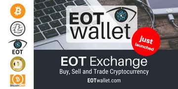 EOTwallet's tweet photo. EOTwallet services are expanding!  The EOT Exchange has various trading pairs - sign up here and start trading - https://t.co/7TBghRmEil #bitcoin #bitcoincash #dogecoin #litecoin #EOT #makemoney #trading #crypto #blockchain https://t.co/z81pNmdF1l