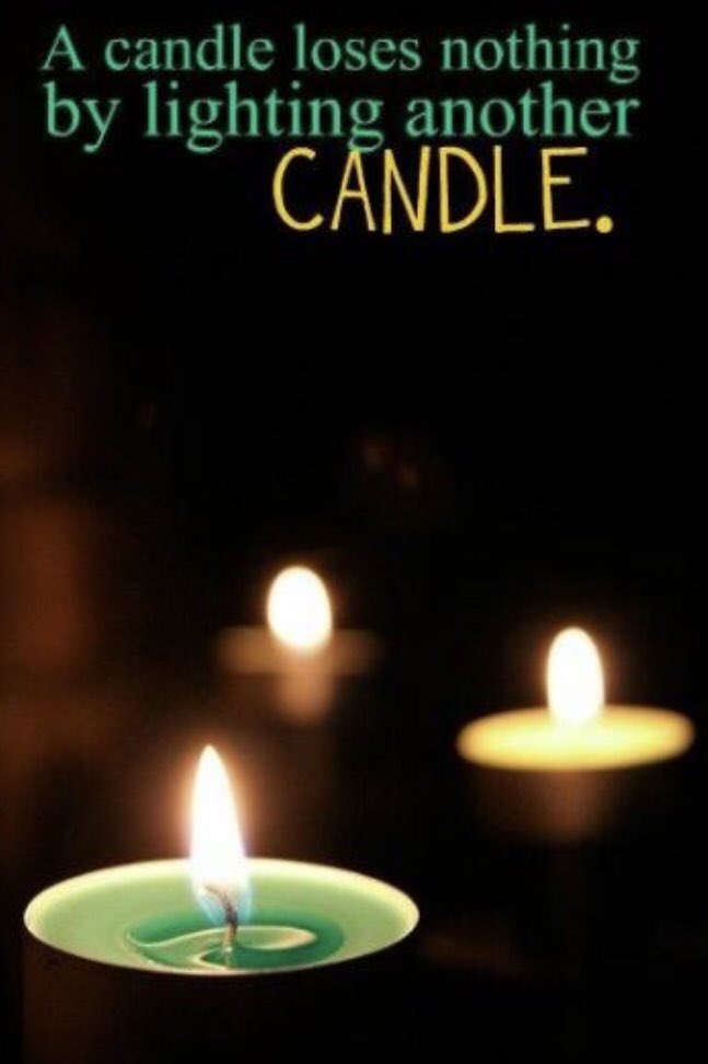 WilliamsIntPC's tweet photo. A Candle Loses Nothing 
By Lighting Another Candle! 
🕯❤️💛💙💚🕯
It is so important to collaborate, build relationships, and encourage each other! Speak Kind Words! Show Love and Compassion! Be the Light! 
#wonderfulworldofwis
#4houses1family 
#MondayMotivation #JoyfulLeaders https://t.co/lVKV8qbROK