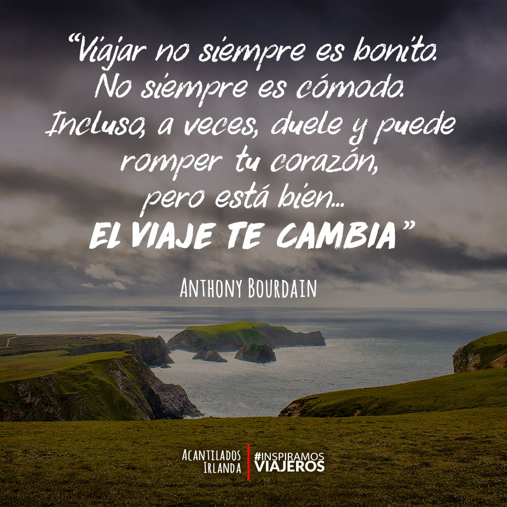 De esas palabras 📝 que siempre nos quedarán en la memoria 💭... Por eso, ¡viaja! Nosotros te decimos cómo. 🗺🎒🛫😁 #InspiramosViajeros #AnthonyBourdain #EstudiaEnElExtranjero #ESpañolesPorElMundo #SoyMundial
👉 mundojoven.es
