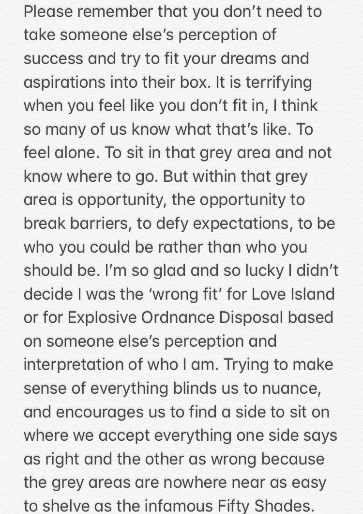 CamillaThurlow's tweet photo. I cannot stop thinking about this tweet - I think it’s a really dangerous notion that we have the right to tell people that there is a correct way to aspire to live their lives. Below are a few points from a talk I did last year on the subject https://t.co/YdVcu50I4q