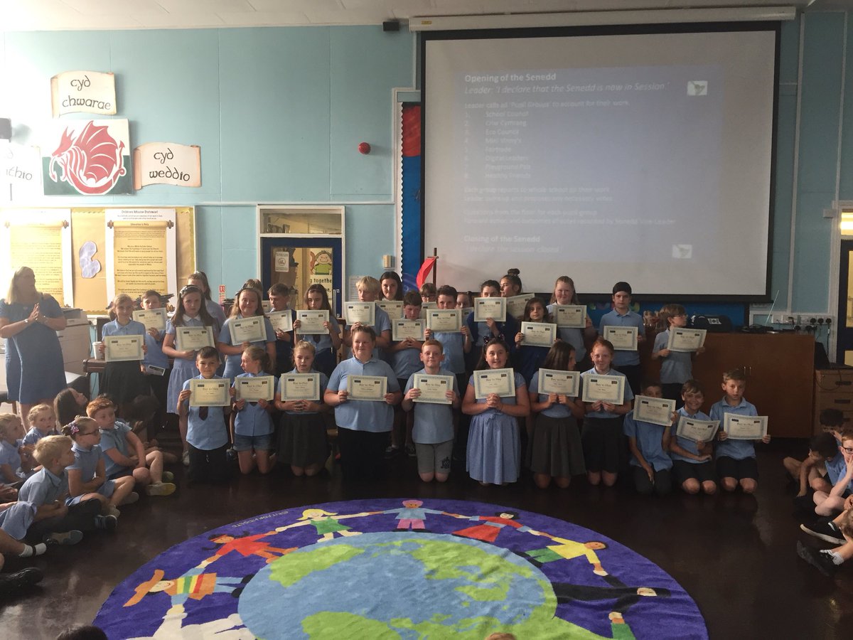 OLAPrimary's tweet photo. Well done to everyone who was presented with a certificate today. Children collected awards for their #Swimming, #SafeCycling and #BayToHay walk. #OLA https://t.co/vVpfnKvyoX