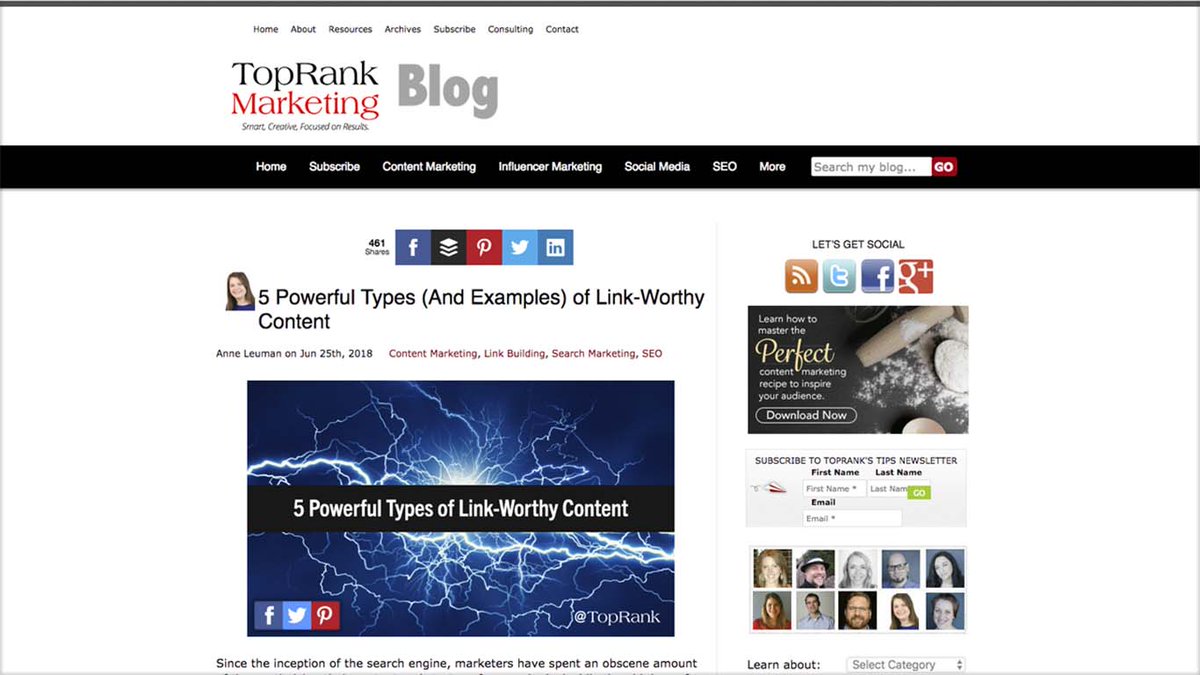 mindseo's tweet photo. The importance of good content and getting credible links to that good content, are two things that remain the same for driving organic search results. Here are 5 powerful types of link-worthy content. https://t.co/R09BaGqbYh #mindseo #seo #content #contentstrategy https://t.co/HHPG0iD9F8