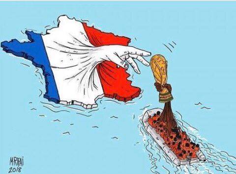 GenMin102's tweet photo. Hanno invaso....hanno estrapolato risorse primarie, gas, oro....ed in tutto ciò gli fanno vincere anche il mondiale...."FURTO PERFETTO"
#FranciaCroazia  #WorldCupFinal https://t.co/0AH9zCDeng