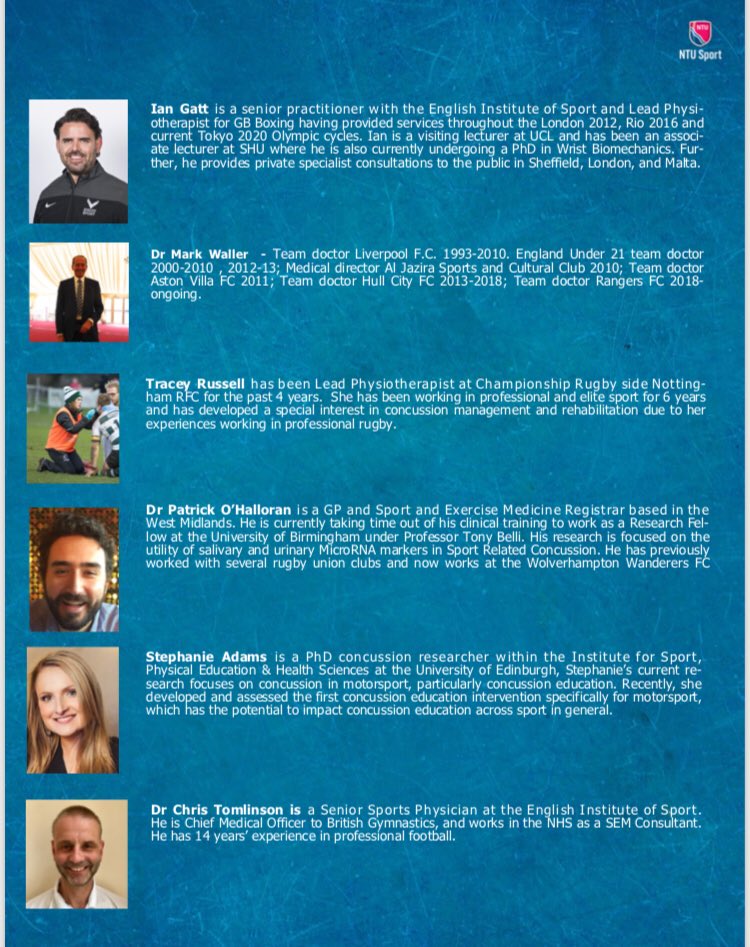 Don’t forget to book your place on #concussionsymposium2018 <a href="/NTUSport/">NTU Sport</a> 
A fantastic line up of speakers, discussing the management of concussion in sport. 

Follow the link below to book 

onlinestore.ntu.ac.uk/product-catalo…