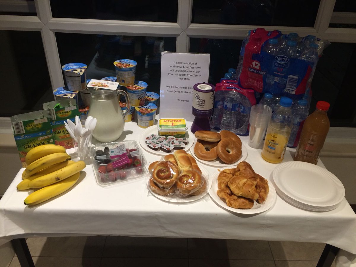PI Haydock breakfast treats for Iron Man early risers, brilliant feedback! <a href="/AndyFr4ncis/">AndyFr4ncis</a>  <a href="/SDEBDD/">simon ewins</a> #summerofservice